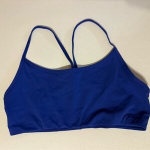 Vuori AllTheFeel Sports Bra color Copenhagen Blue Size XL No padding